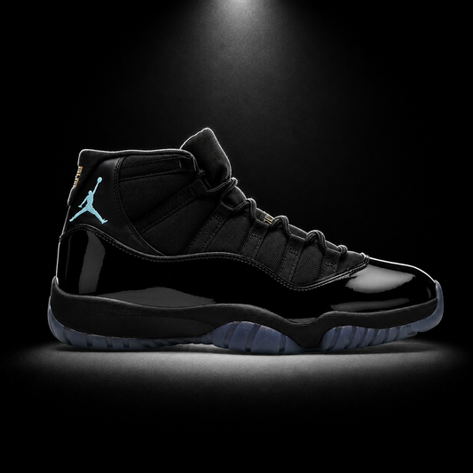 Air Jordan 11 Retro Gamma Blue, vista lateral — Crazy!Duck Hype