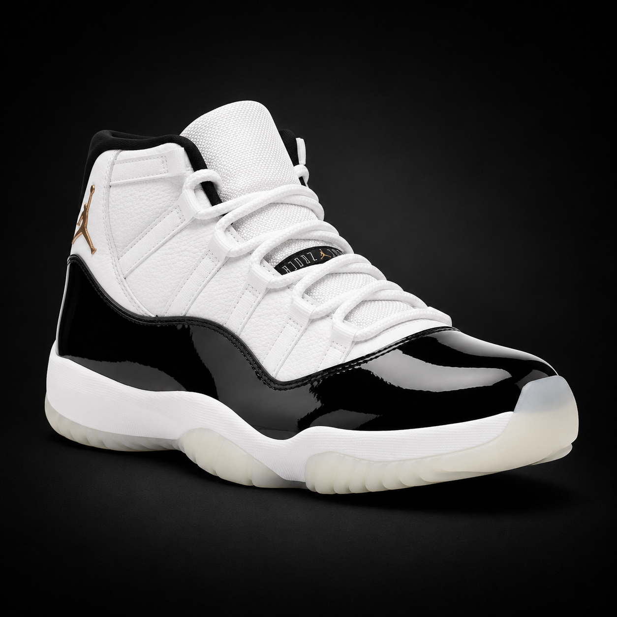 Air Jordan 11 Retro Gratitude, vista frontal — Crazy!Duck Hype