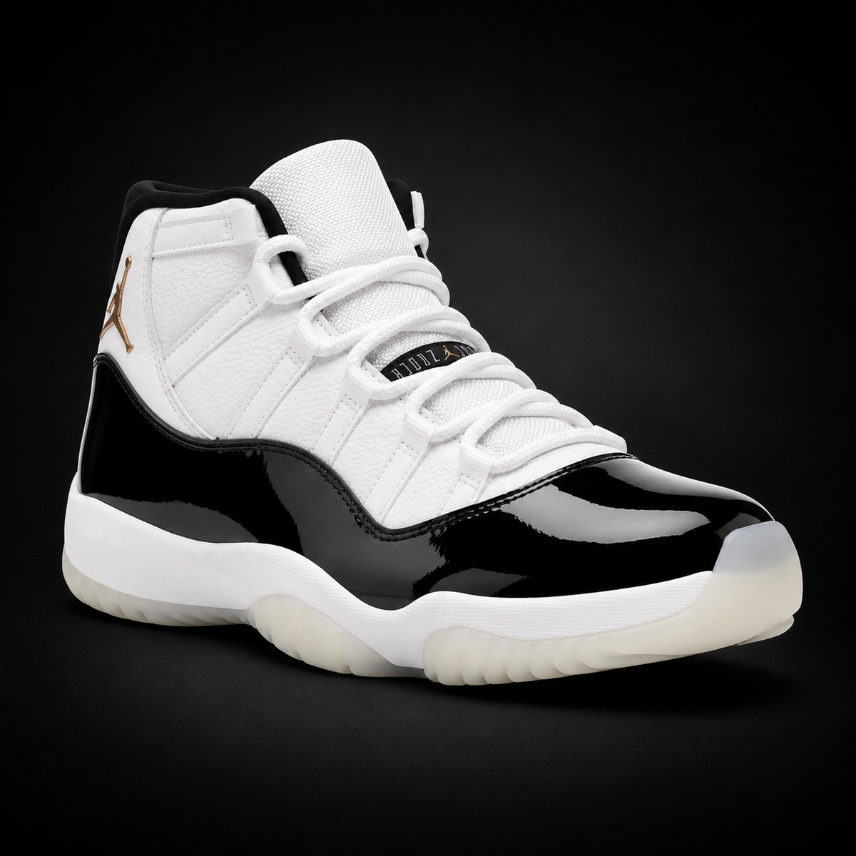 Air Jordan 11 Retro Gratitude, vista frontal — Crazy!Duck Hype
