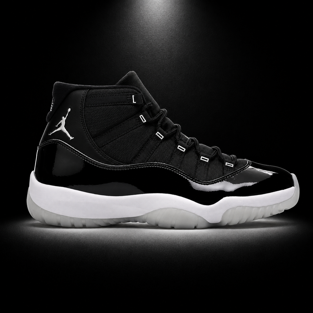 Air Jordan 11 Retro Jubilee 25th Anniversary, vista lateral — Crazy!Duck Hype