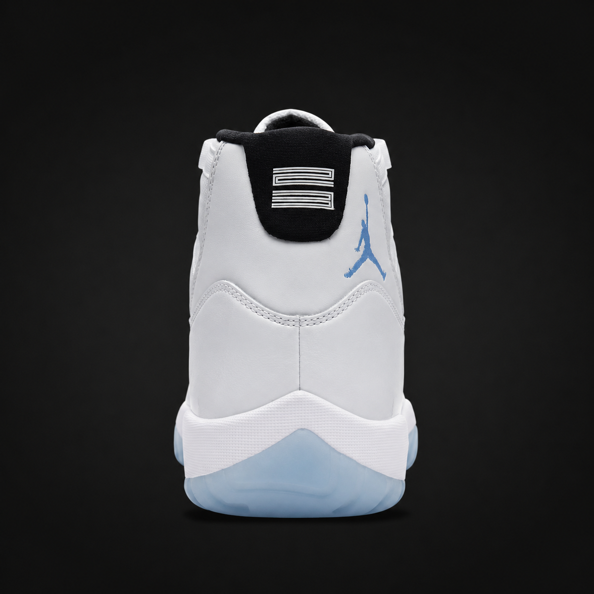 Air Jordan 11 Retro Legend Blue, vista trasera — Crazy!Duck Hype