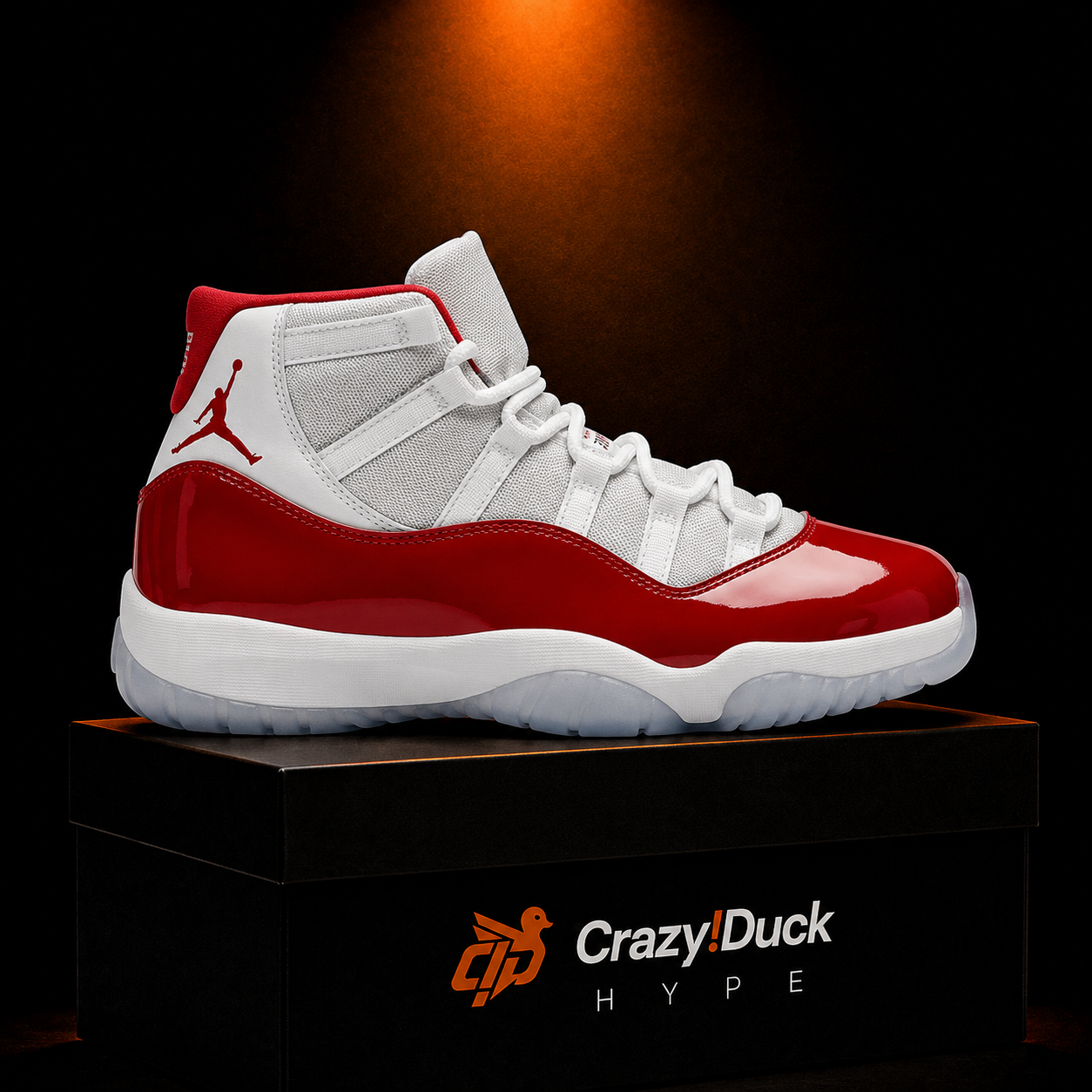 Air Jordan 11 Retro Varsity Red con empaque — Crazy!Duck Hype