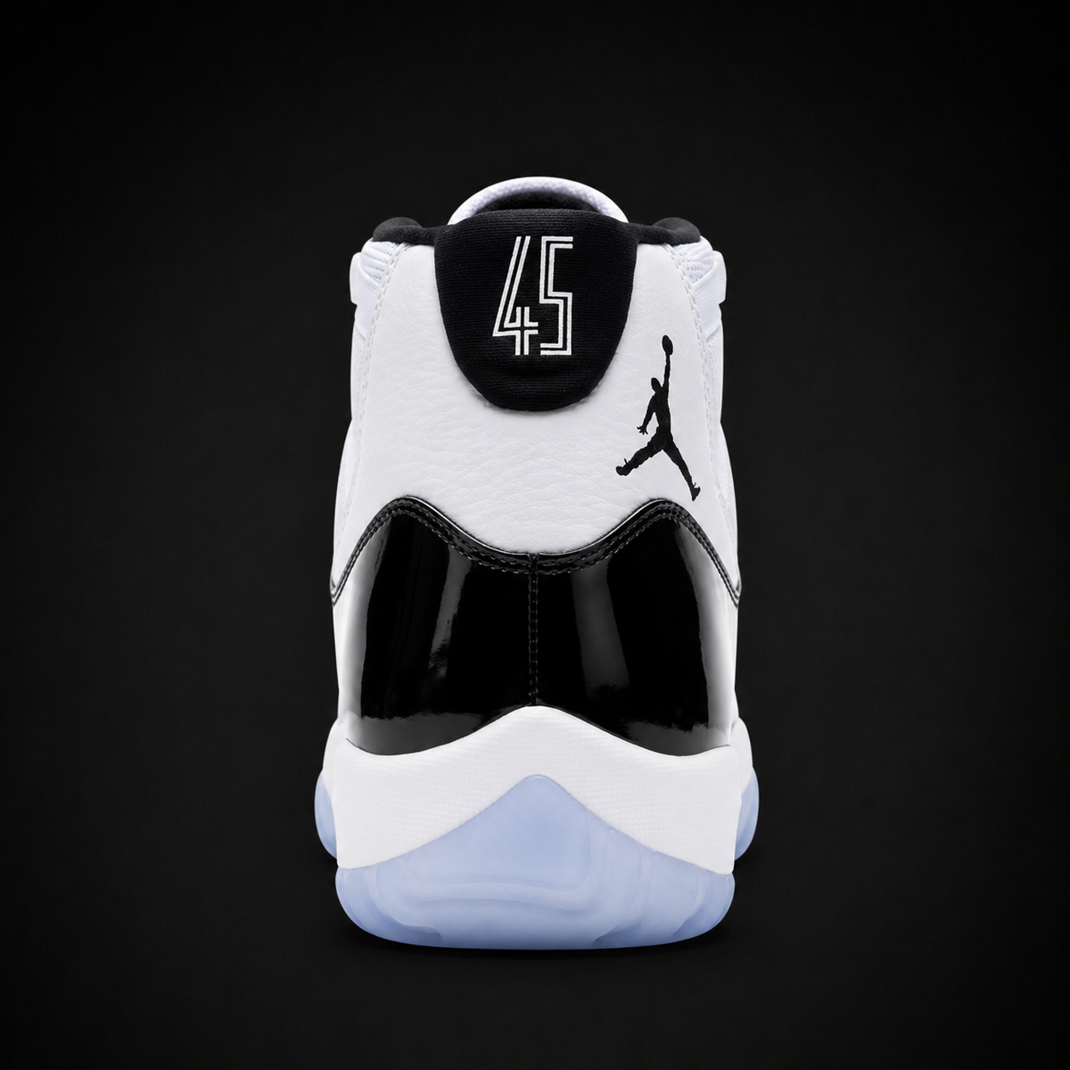 Air Jordan 11 Retro Concord, vista trasera — Crazy!Duck Hype