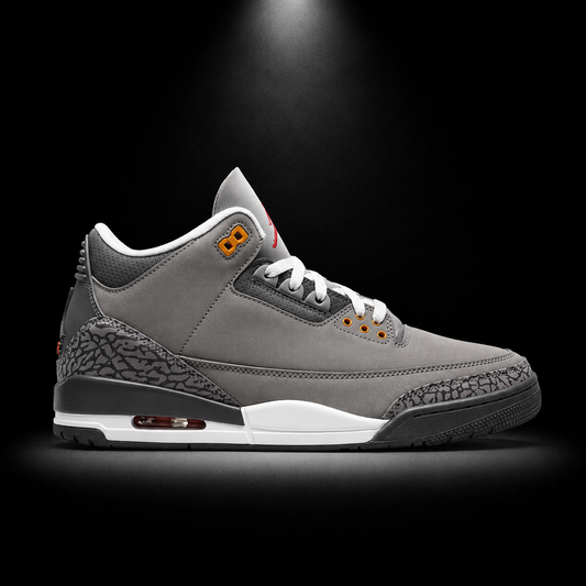 Air Jordan 3 Retro Cool Grey, vista lateral — Crazy!Duck Hype