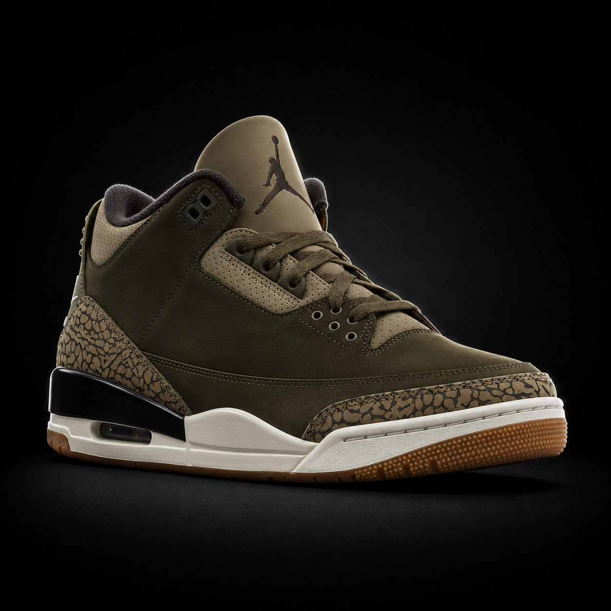 Air Jordan 3 Retro Family Affair, vista frontal — Crazy!Duck Hype