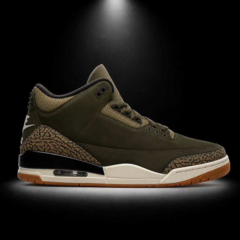 Air Jordan 3 Retro Family Affair, vista lateral — Crazy!Duck Hype