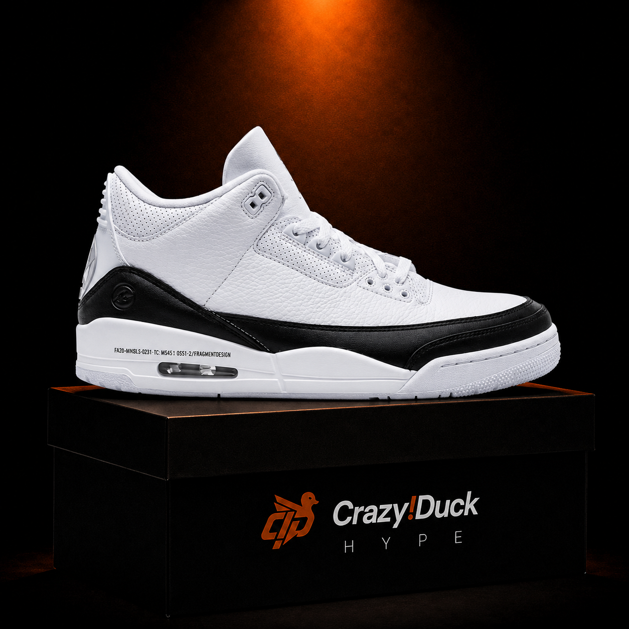 Air Jordan 3 Retro Fragment con empaque — Crazy!Duck Hype