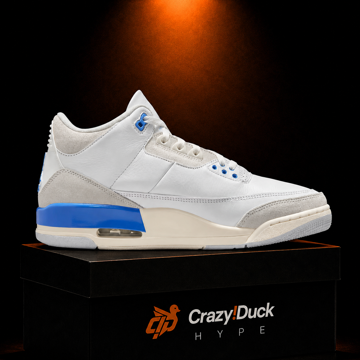 Air Jordan 3 Retro Lucky con empaque — Crazy!Duck Hype