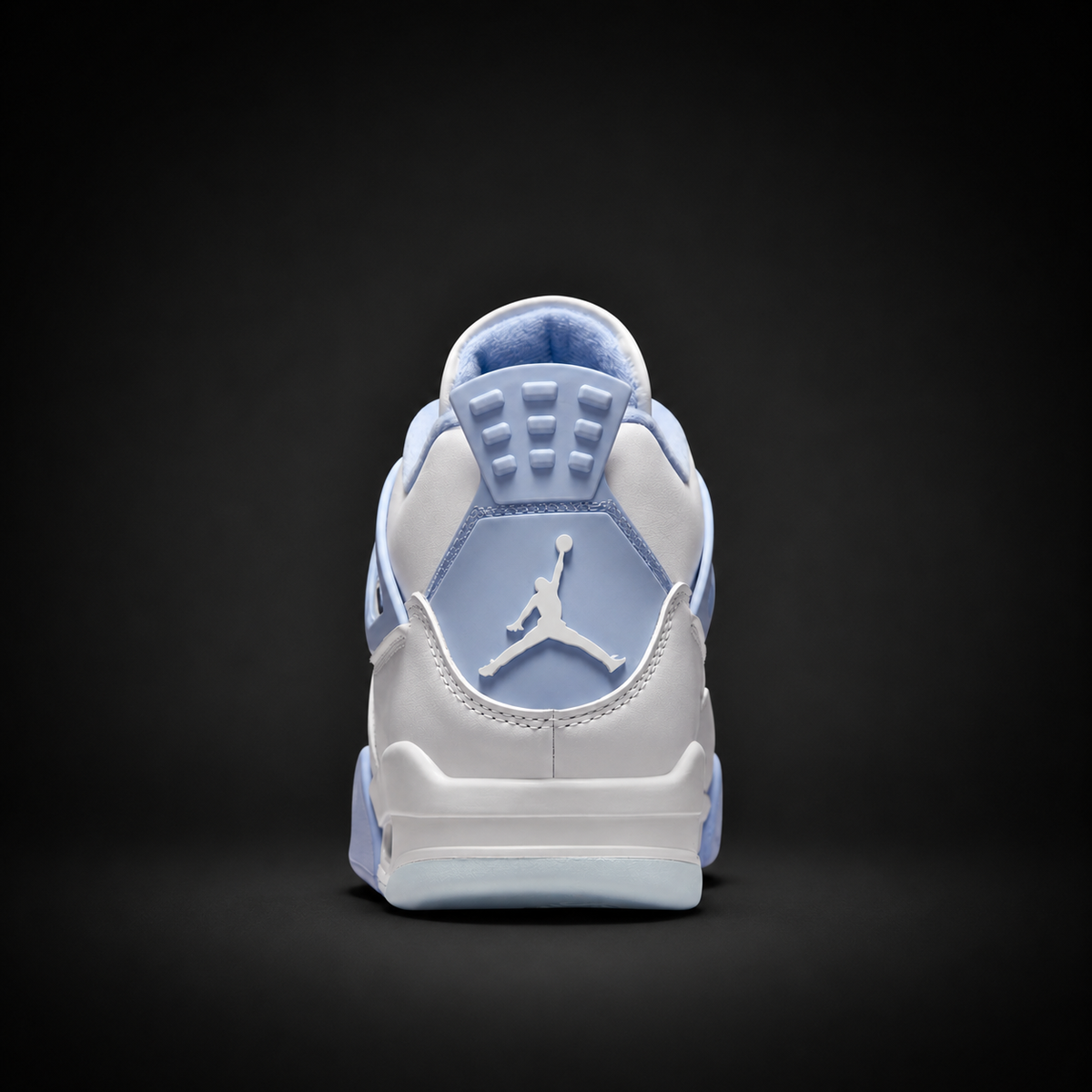 Air Jordan 4 Retro Aluminum, vista trasera — Crazy!Duck Hype