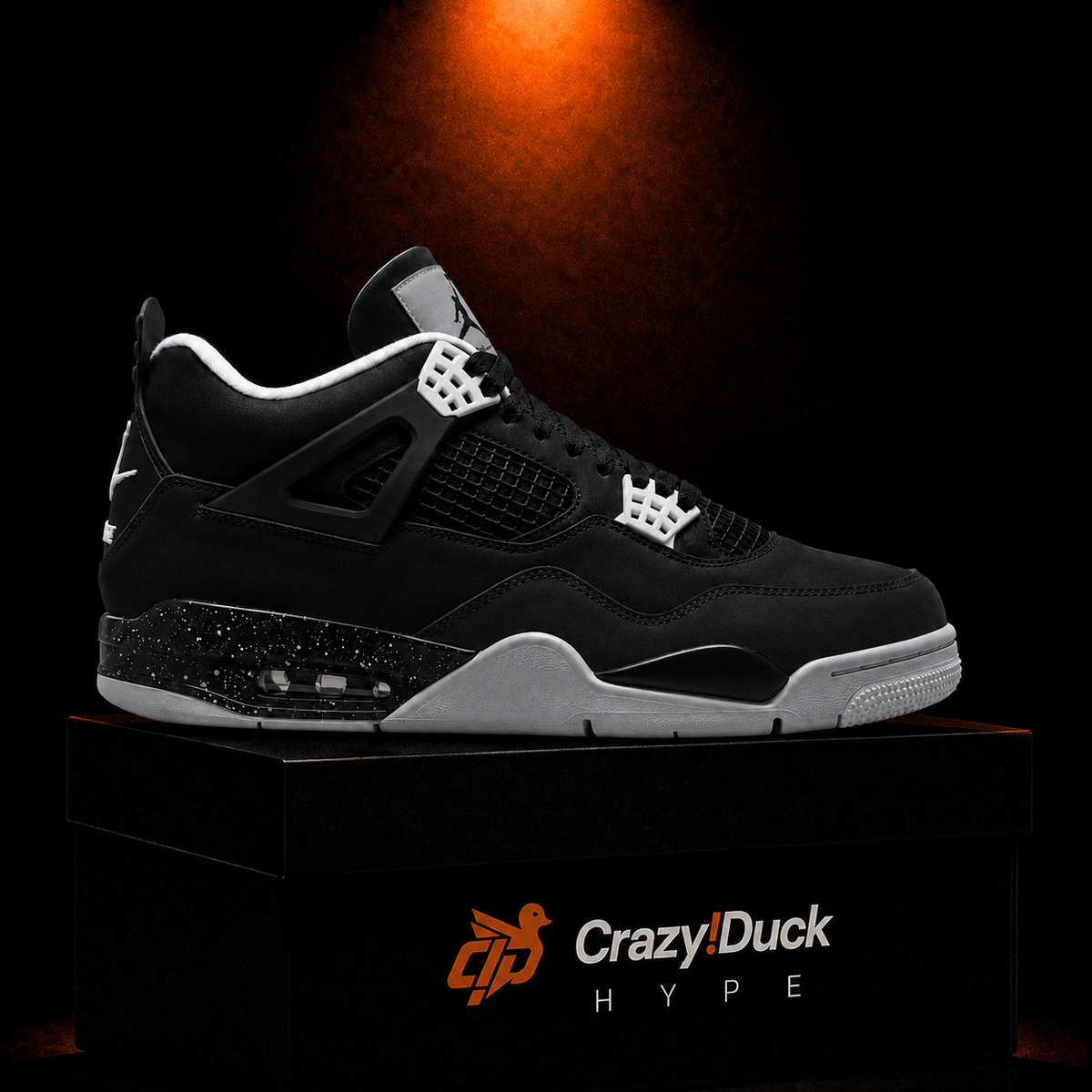 Air Jordan 4 Retro Fear con empaque — Crazy!Duck Hype