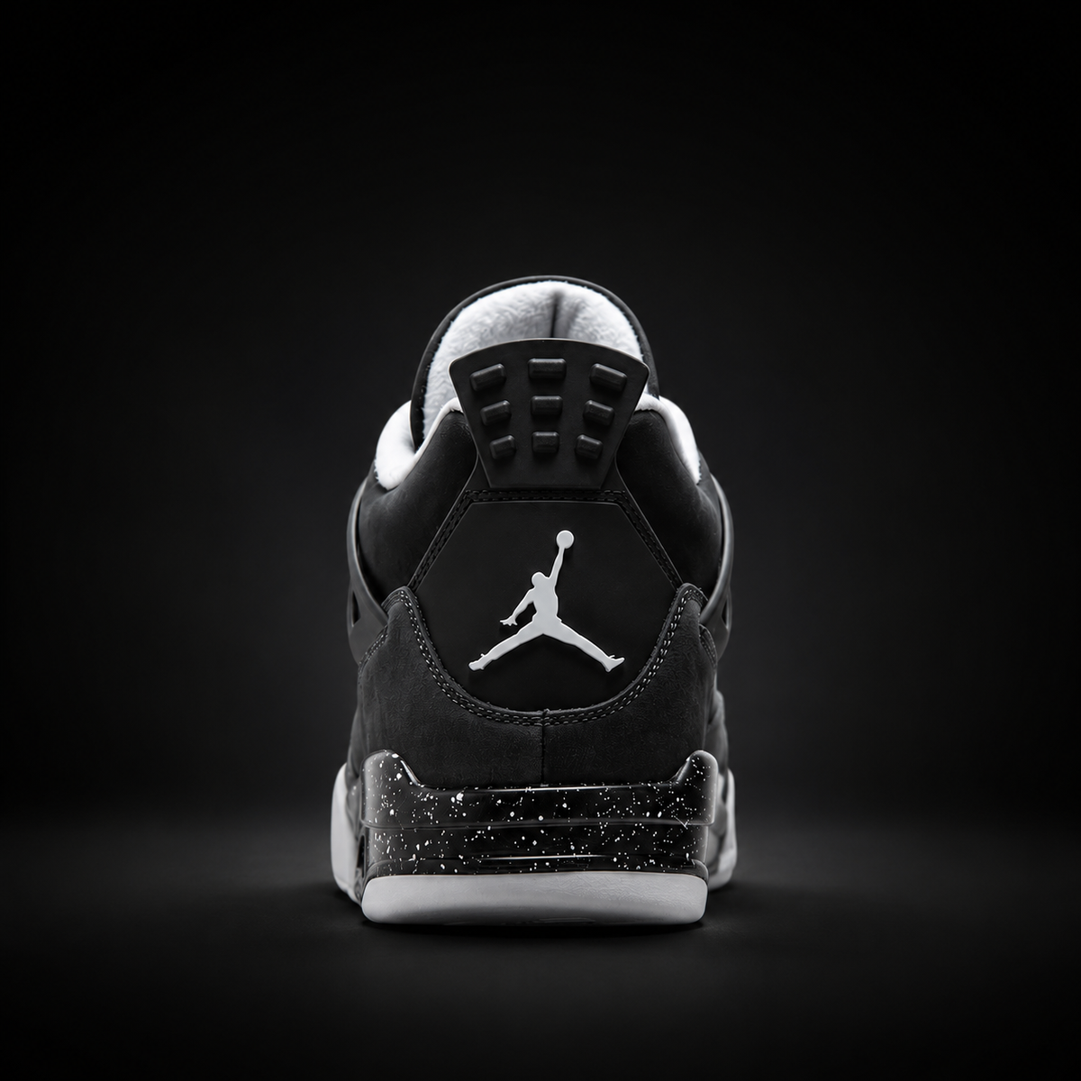 Air Jordan 4 Retro Fear, vista trasera — Crazy!Duck Hype