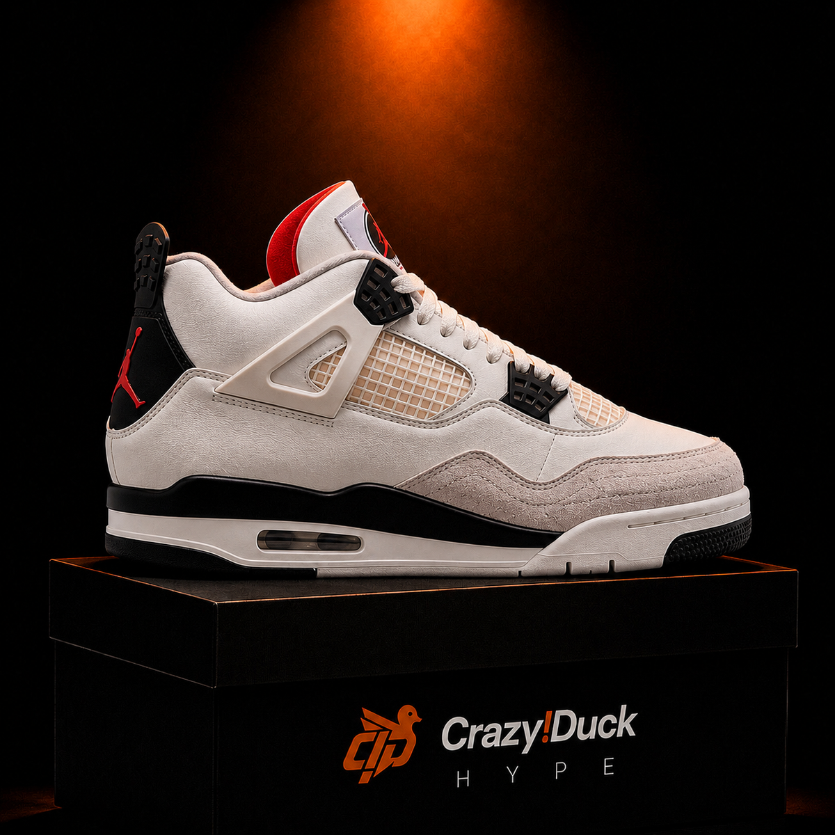Air Jordan 4 Retro Flight Club con empaque — Crazy!Duck Hype