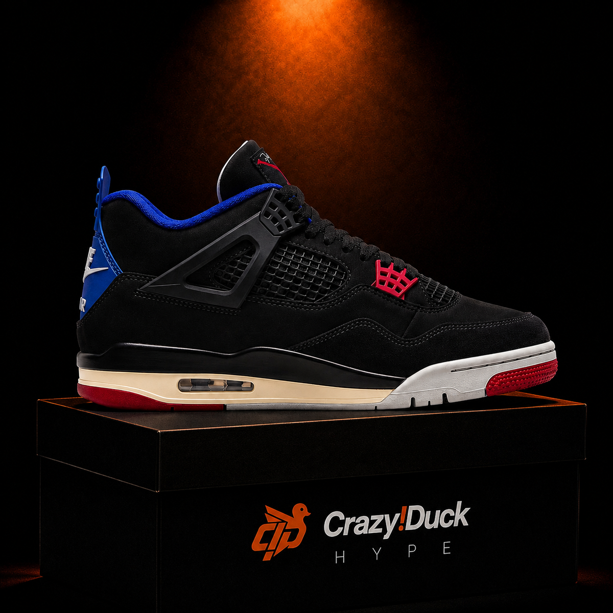 Air Jordan 4 Retro Rare Air con empaque — Crazy!Duck Hype