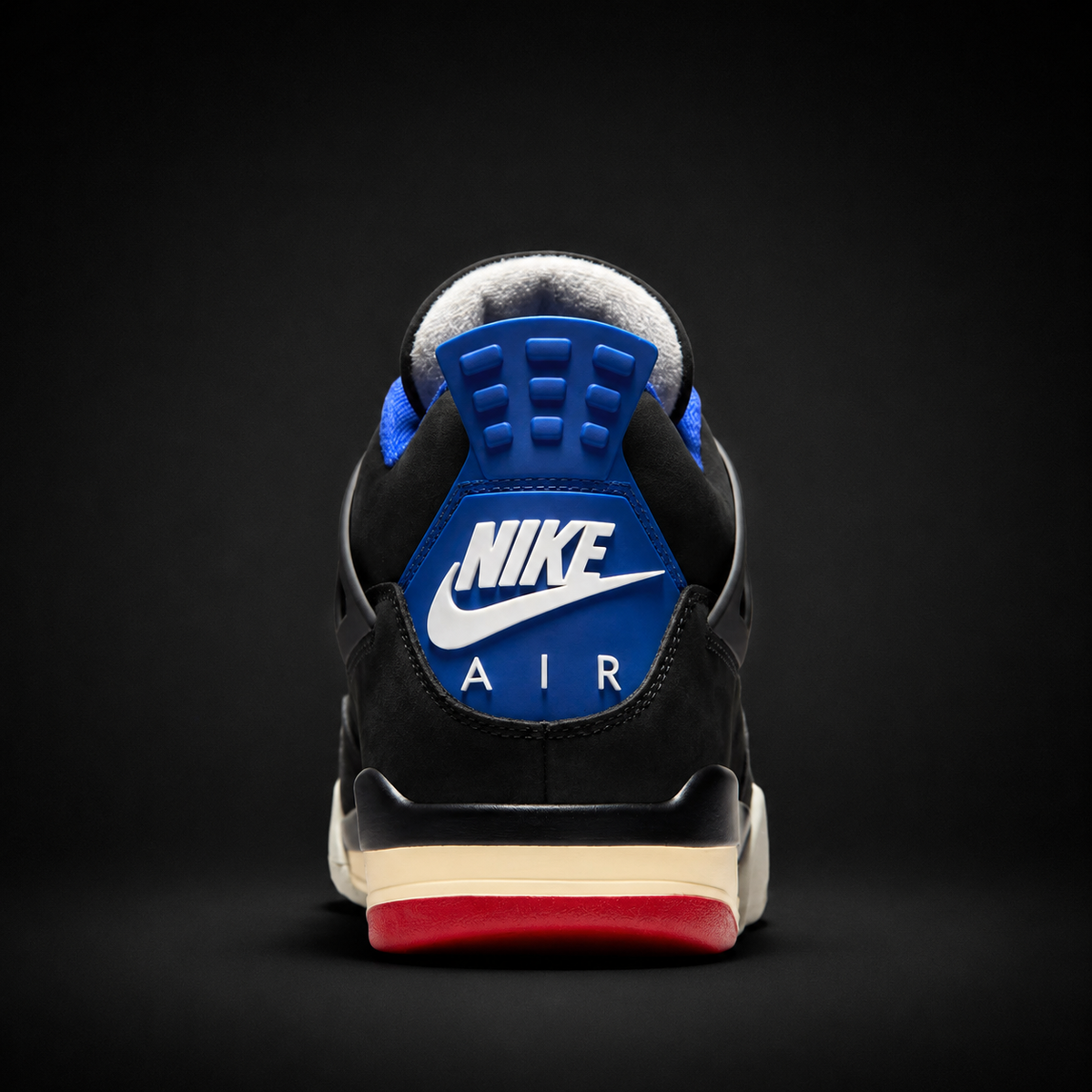Air Jordan 4 Retro Rare Air, vista trasera — Crazy!Duck Hype