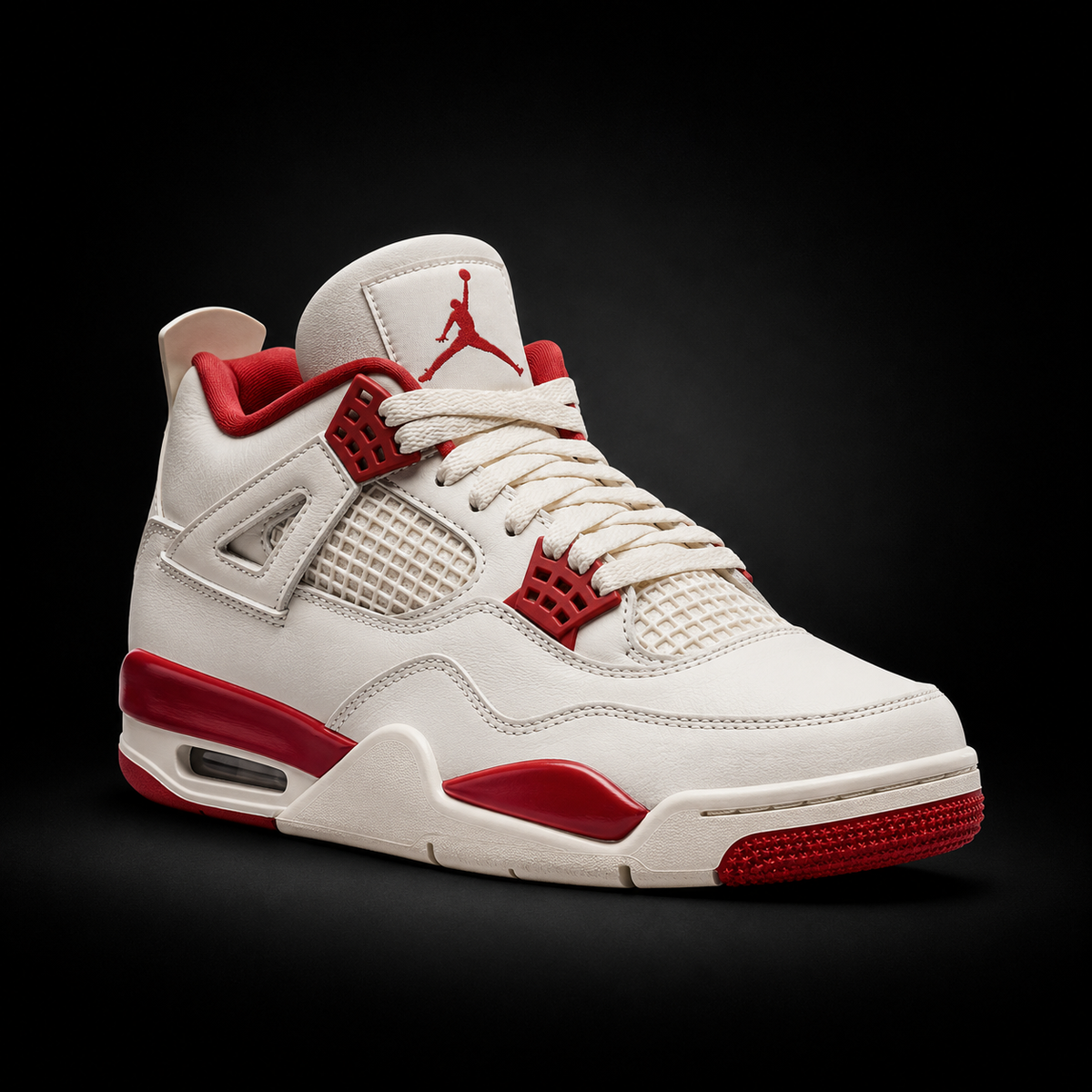 Air Jordan 4 Retro Valentine’s Day, vista frontal — Crazy!Duck Hype