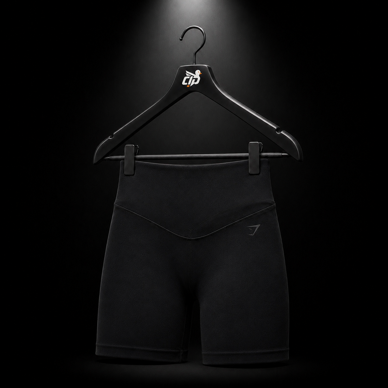 Gymshark Activate Seamless Shorts Black, vista trasera — Crazy!Duck Hype