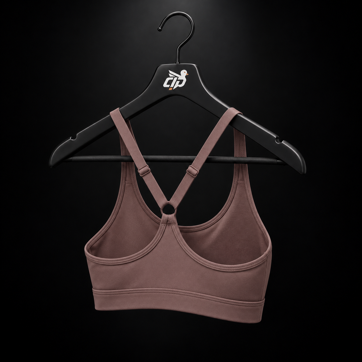 Gymshark Adapt Fleck Seamless Long Sleeve Crop Top Espresso Brown, vista trasera — Crazy!Duck Hype
