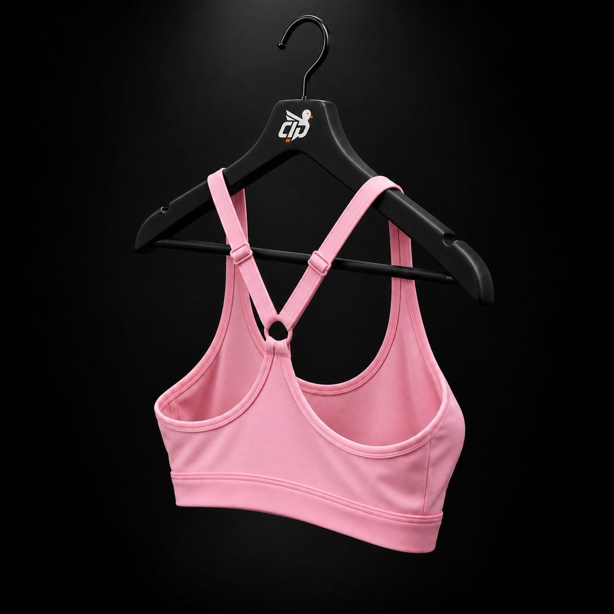 Gymshark Adapt Fleck Seamless Long Sleeve Crop Top Strength Pink, vista trasera — Crazy!Duck Hype
