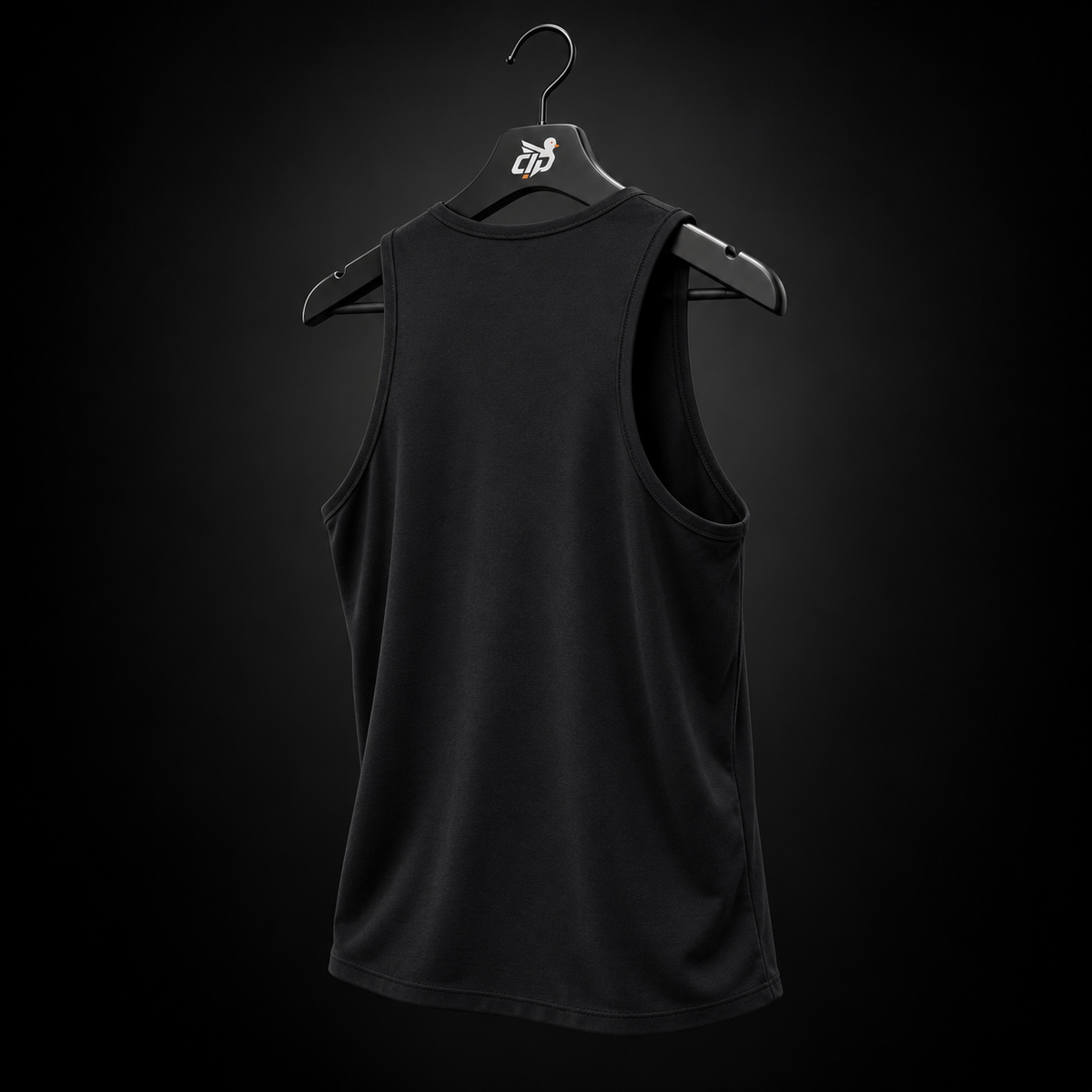 Gymshark Critical Tank Black, vista trasera — Crazy!Duck Hype