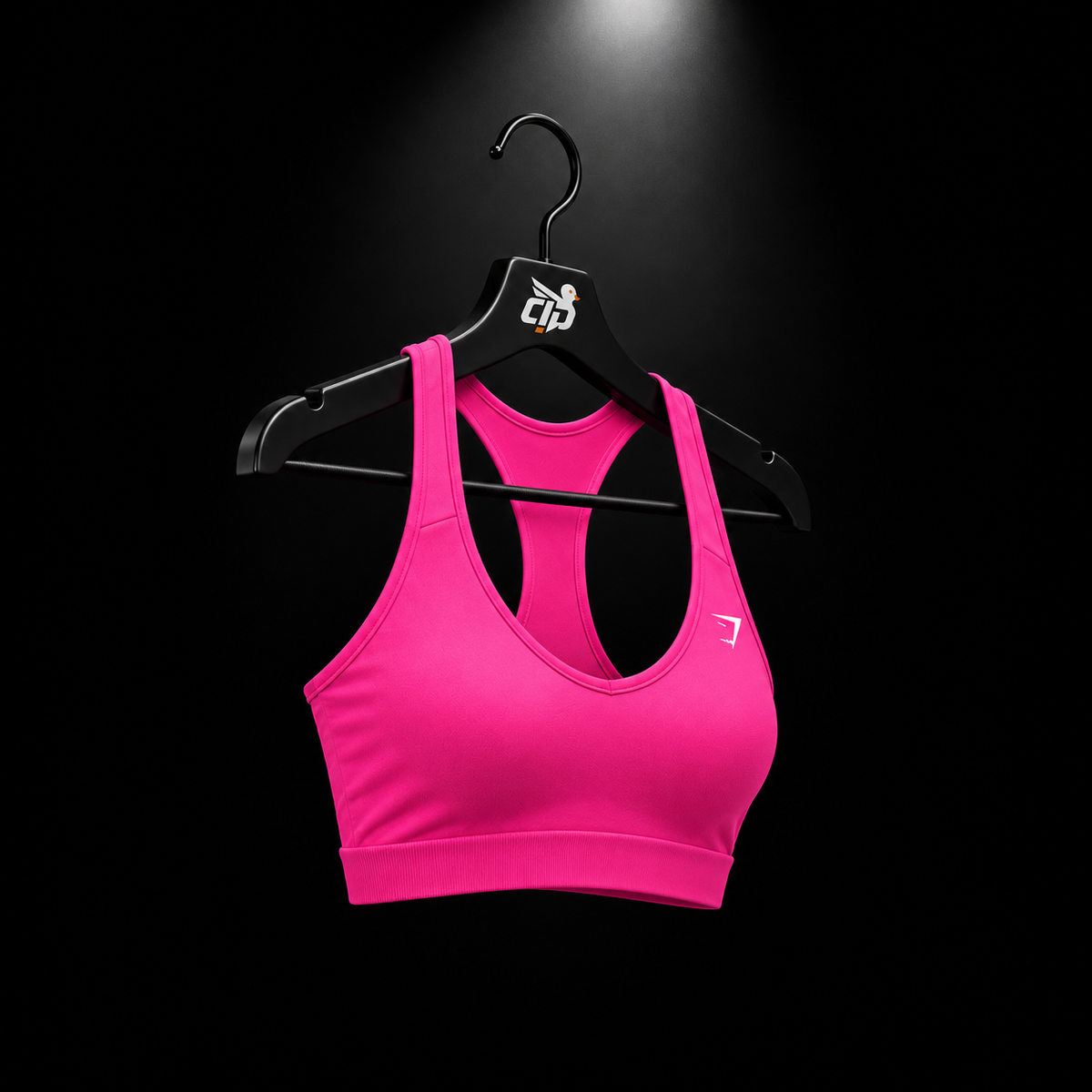Gymshark Everyday Seamless Crop Tank Super-Set Pink, vista completa — Crazy!Duck Hype