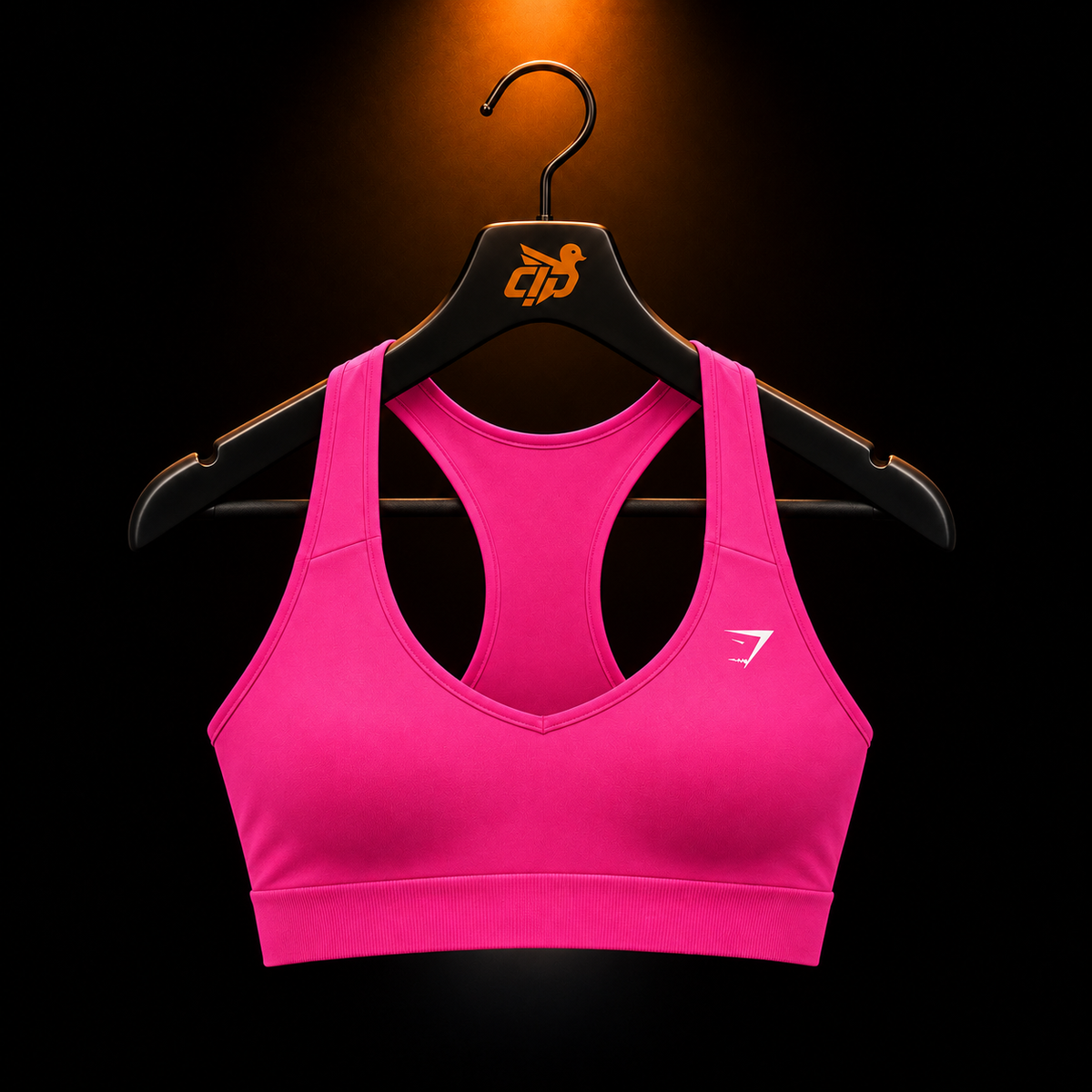 Gymshark Everyday Seamless Crop Tank Super-Set Pink con presentación de producto — Crazy!Duck Hype