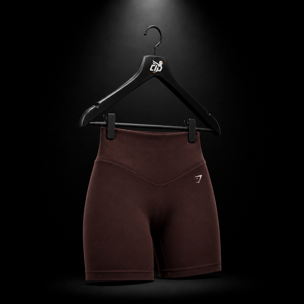 Gymshark Everyday Seamless Shorts Cherry Purple, vista completa — Crazy!Duck Hype