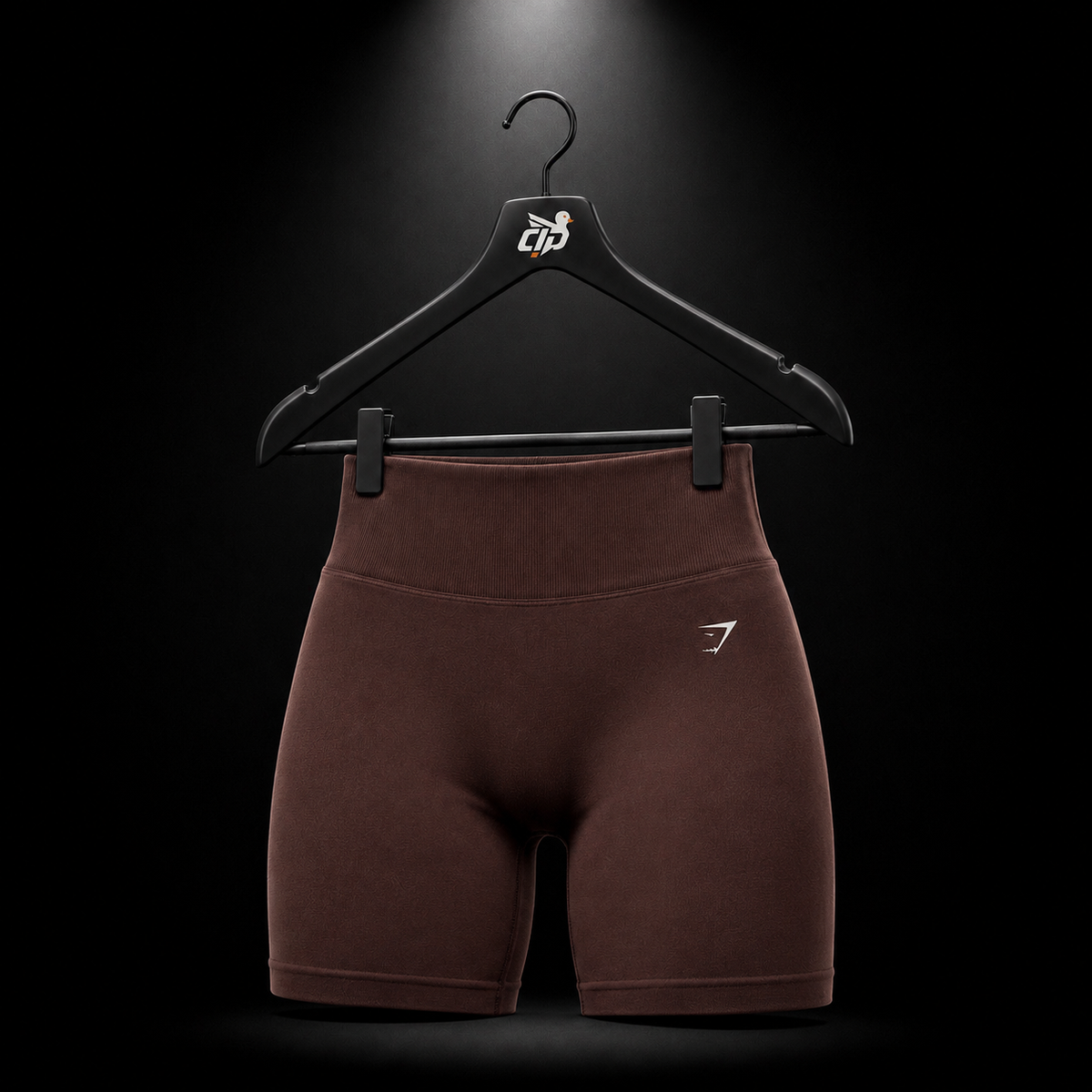 Gymshark Everyday Seamless Shorts Cherry Purple, vista trasera — Crazy!Duck Hype