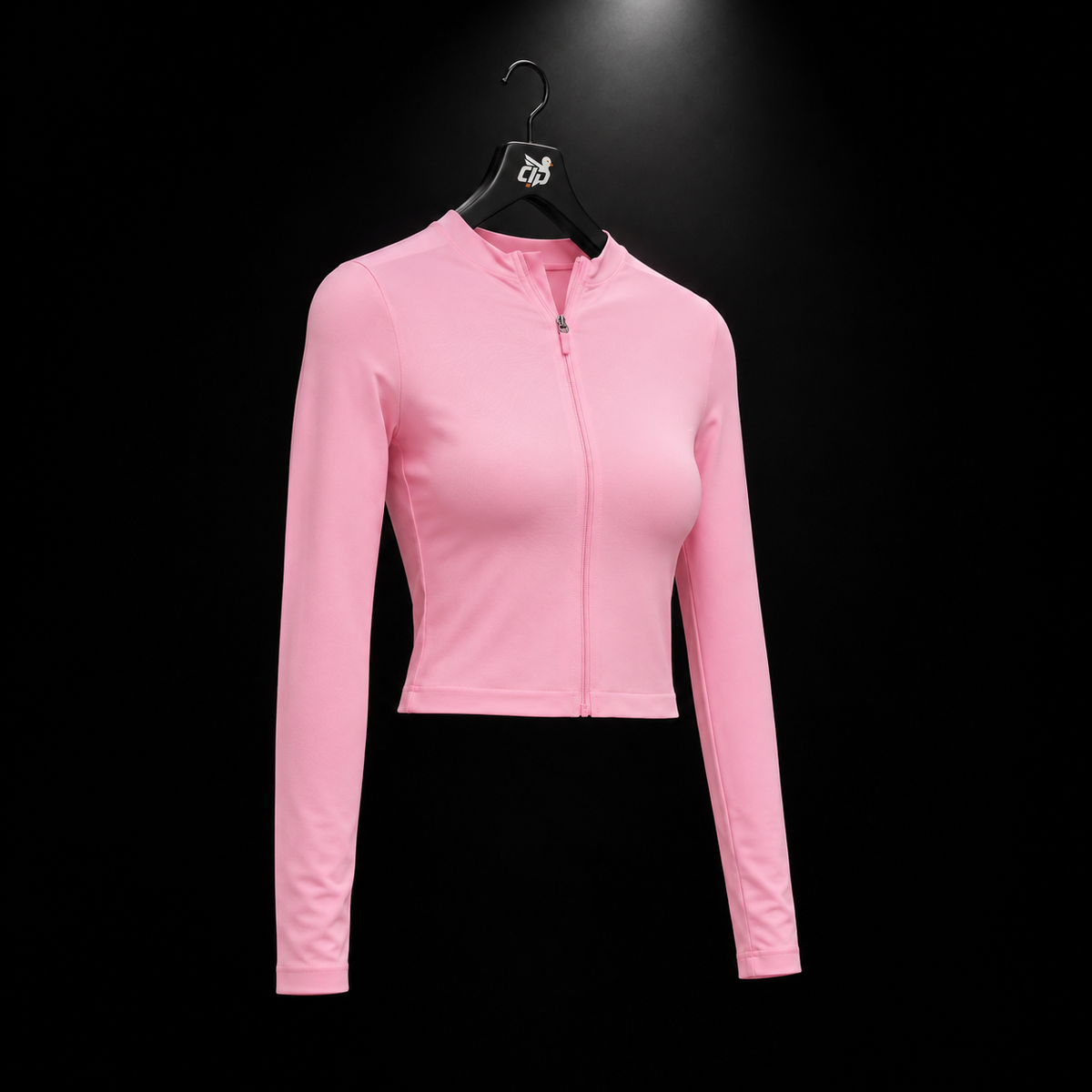 Gymshark Everyday Seamless Zip Tracktop Poise Pink, vista completa — Crazy!Duck Hype