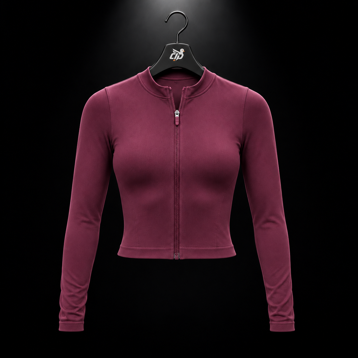 Gymshark Everyday Seamless Zip Tracktop Strength Pink, vista frontal — Crazy!Duck Hype