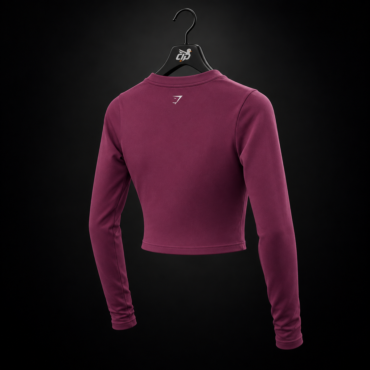 Gymshark Everyday Seamless Zip Tracktop Strength Pink, vista trasera — Crazy!Duck Hype
