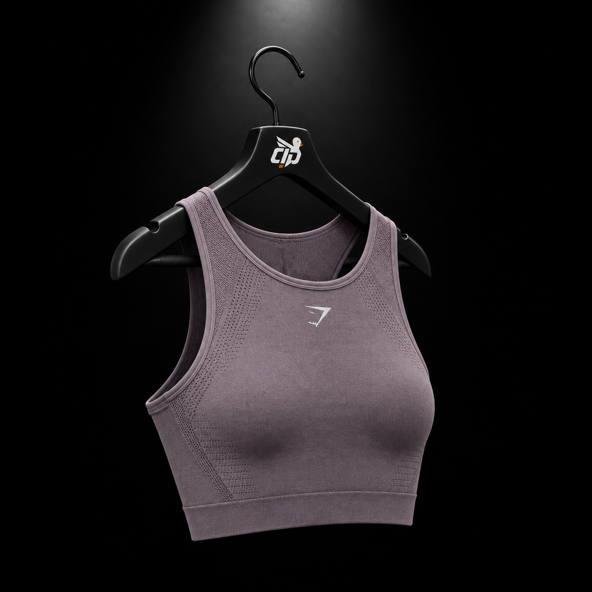 Gymshark Running Seamless Tank Dusk Purple/Walnut Mauve, vista completa — Crazy!Duck Hype