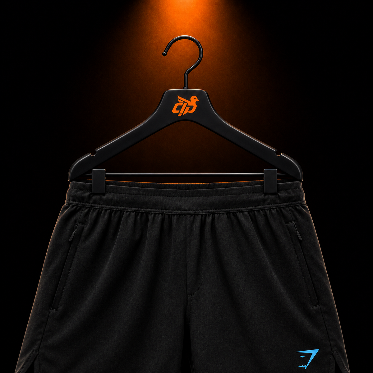 Gymshark Shorts Fit Repeat 6 con presentación de producto — Crazy!Duck Hype