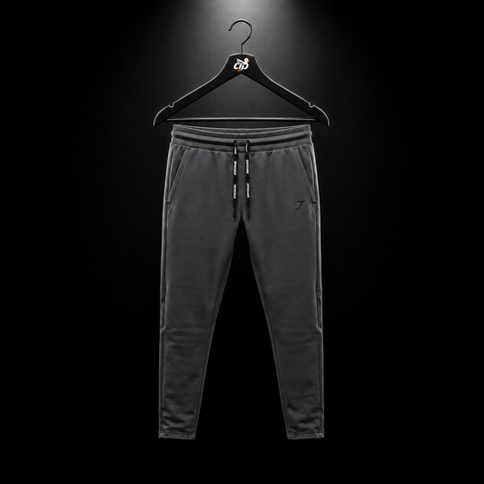Gymshark Sport Joggers Dark Grey, vista frontal — Crazy!Duck Hype