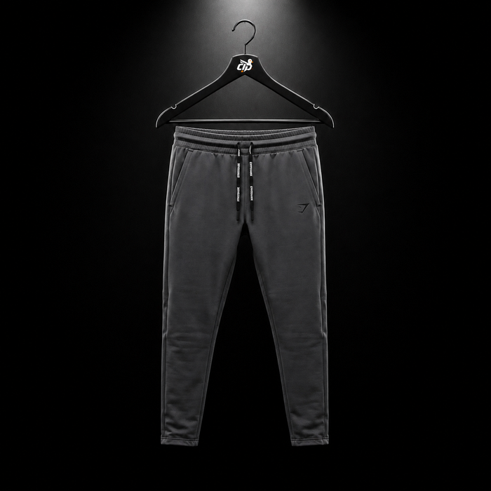 Gymshark Sport Joggers Dark Grey, vista frontal — Crazy!Duck Hype