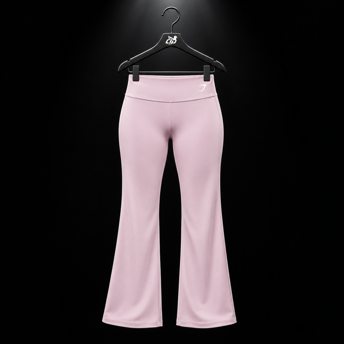 Gymshark Training Straight Leg Regular Leggings Haze Pink, vista frontal — Crazy!Duck Hype