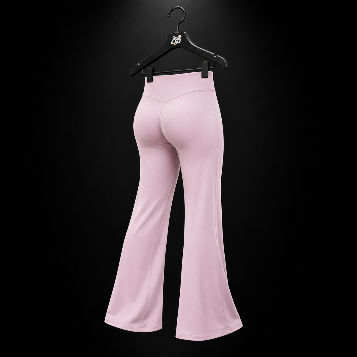 Gymshark Training Straight Leg Regular Leggings Haze Pink, vista trasera — Crazy!Duck Hype