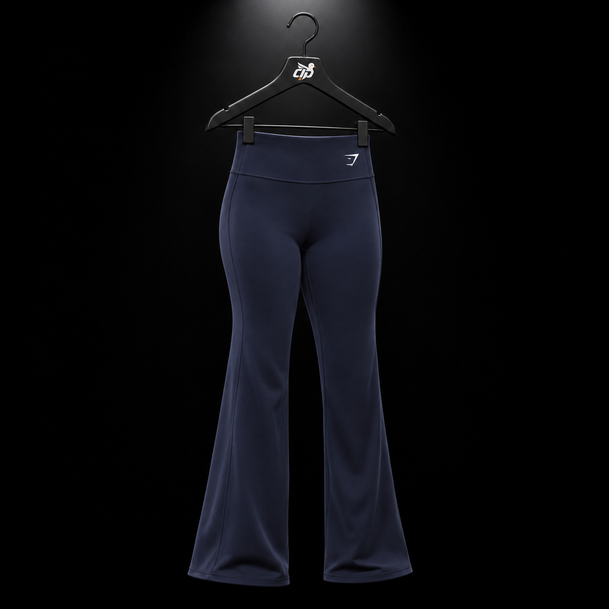 Gymshark Training Straight Leg Regular Leggings Heavy Blue, vista completa — Crazy!Duck Hype