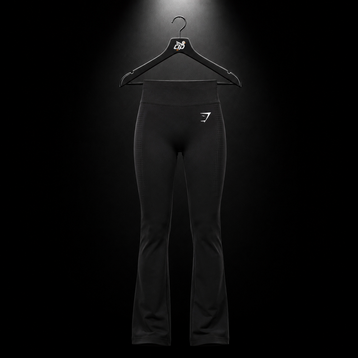 Gymshark Vital Sculpt Seamless Legging Black, vista frontal — Crazy!Duck Hype