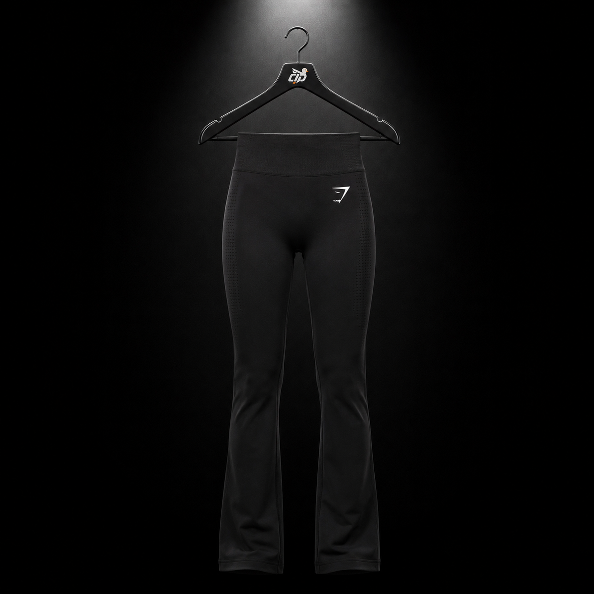 Gymshark Vital Sculpt Seamless Legging Black, vista frontal — Crazy!Duck Hype