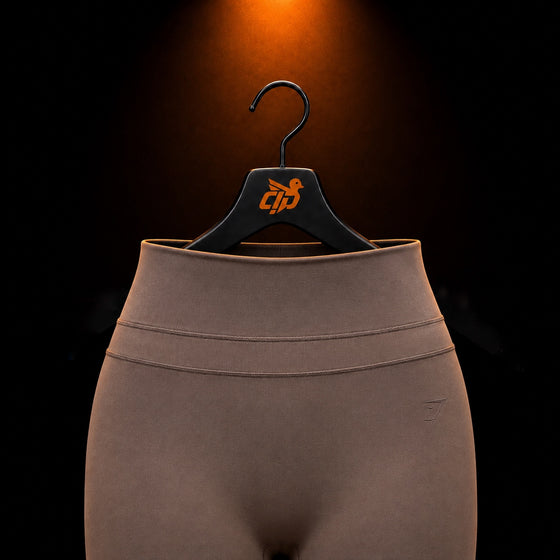 Whitney Flared Leggings "Soft Brown"