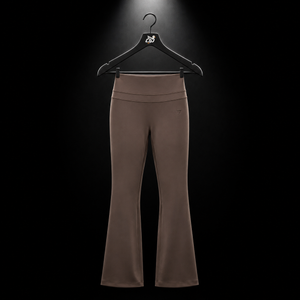 Gymshark Whitney Leggings Soft Brown, vista frontal — Crazy!Duck Hype