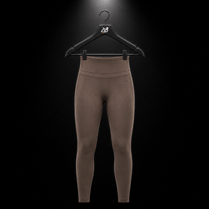 Gymshark Whitney Leggings Soft Brown, vista frontal — Crazy!Duck Hype