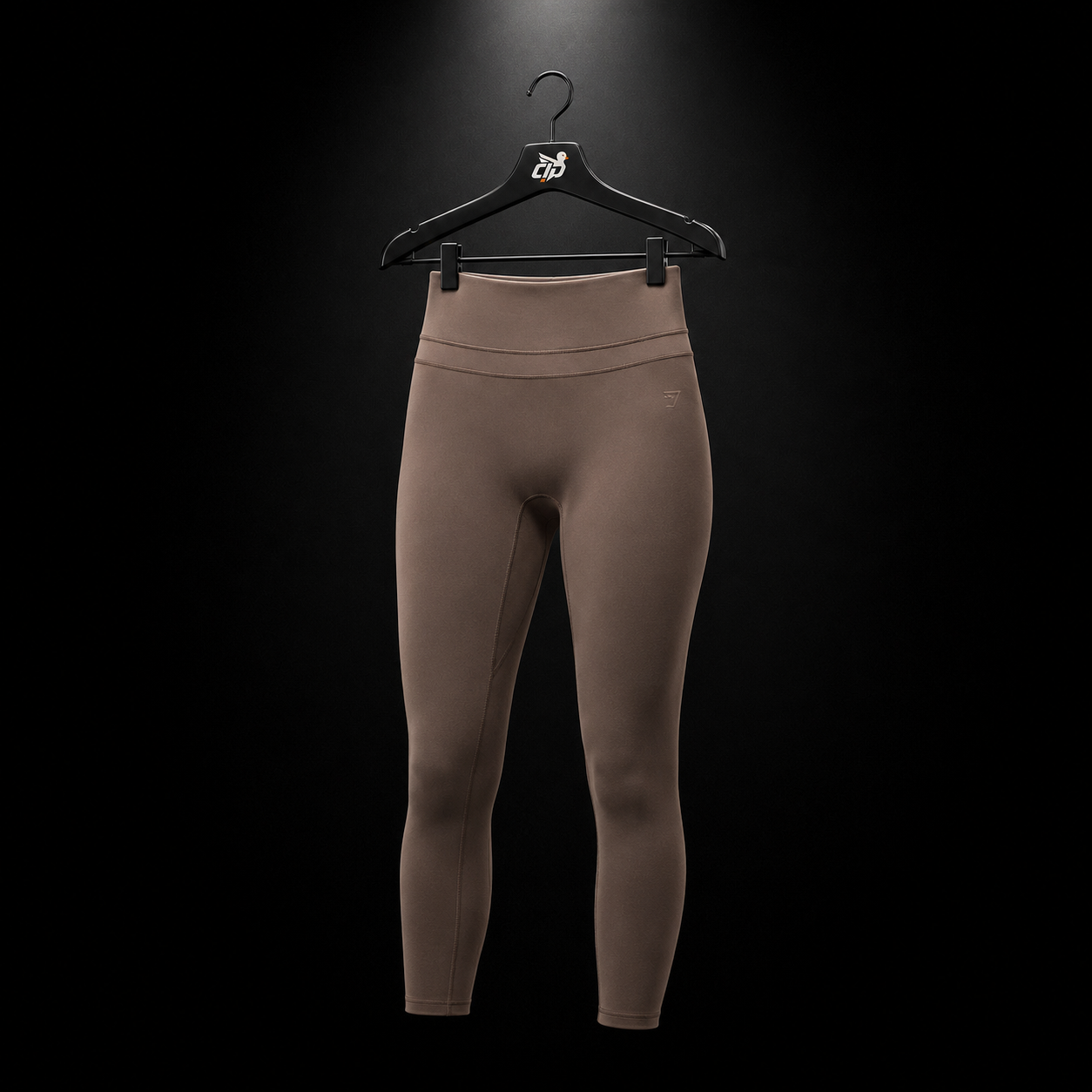 Gymshark Whitney Leggings Soft Brown, vista trasera — Crazy!Duck Hype