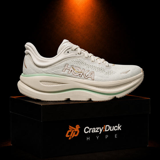 Hoka Bondi 9 "Sea Glass Truffle Salt"