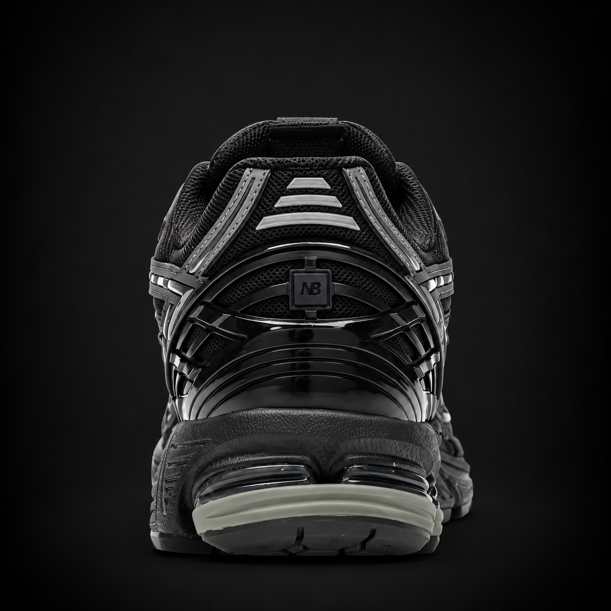 New Balance 1906R Black Phantom, vista trasera — Crazy!Duck Hype