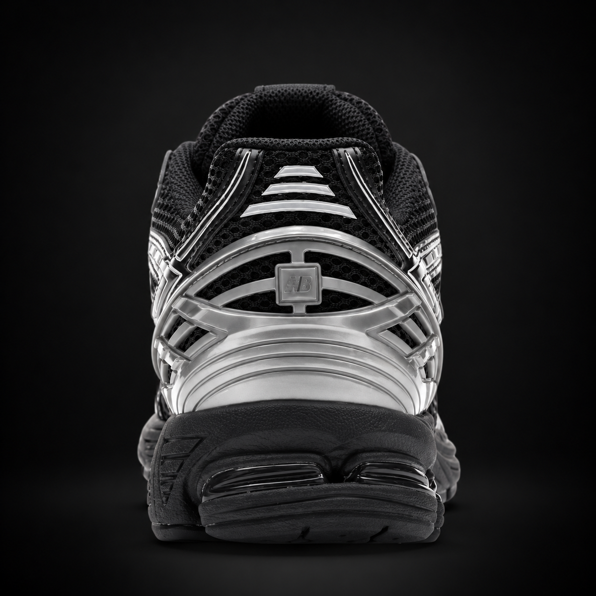 New Balance 1906R Black Silver, vista trasera — Crazy!Duck Hype