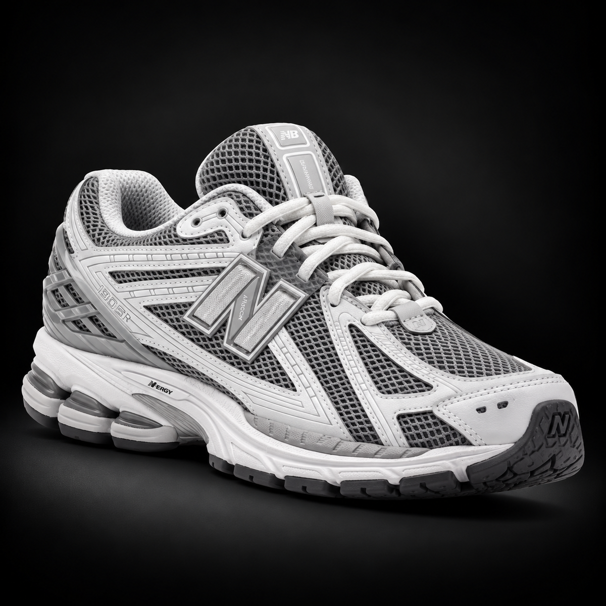 New Balance 1906R Matter Slate Grey Silver Metallic, vista frontal — Crazy!Duck Hype