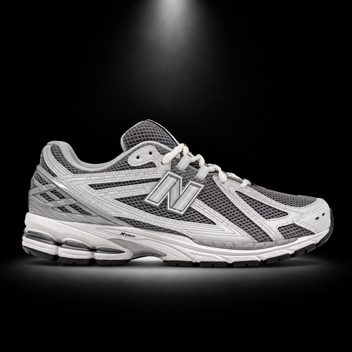 New Balance 1906R Matter Slate Grey Silver Metallic, vista lateral — Crazy!Duck Hype