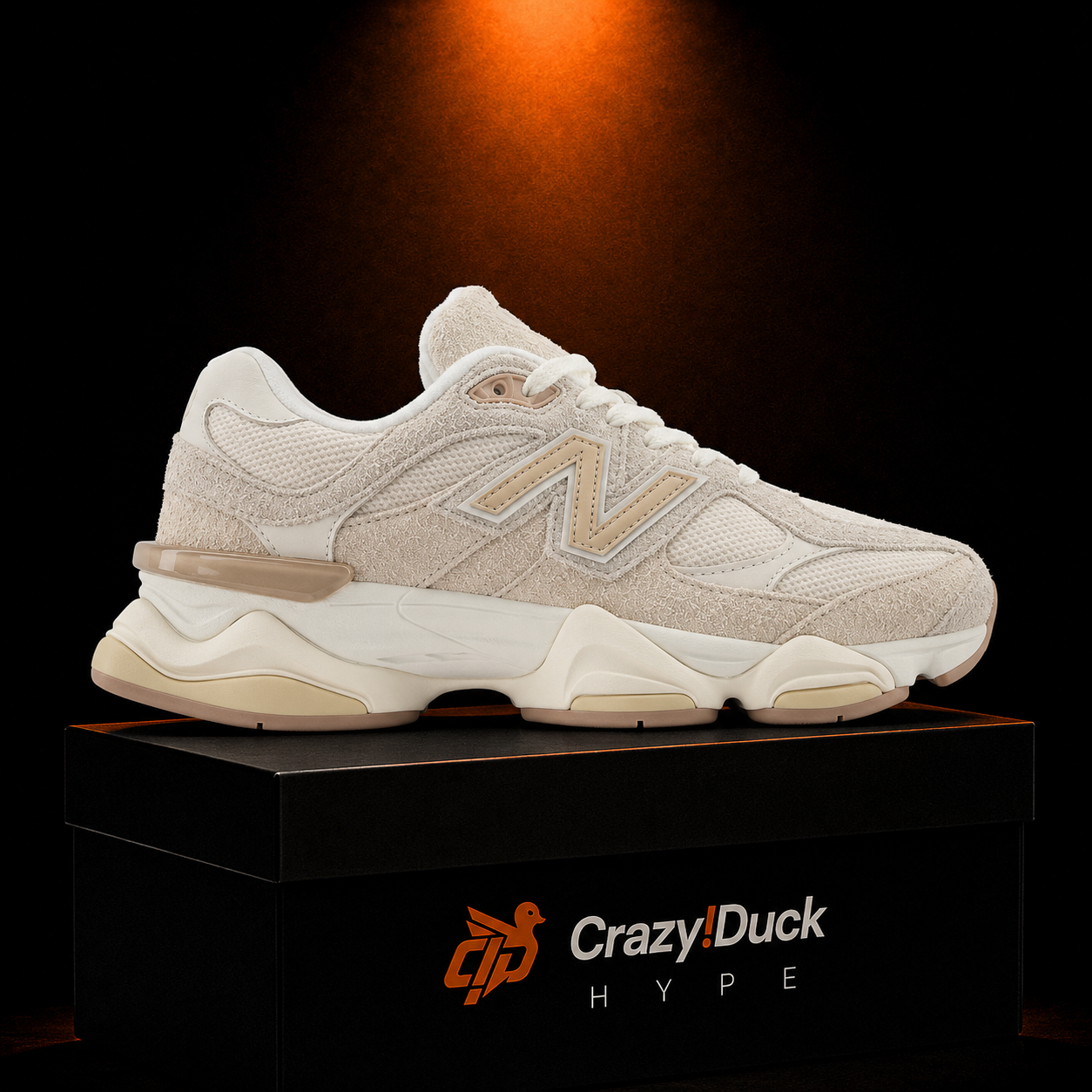 New Balance 9060 Bisque Sea Salt con empaque — Crazy!Duck Hype