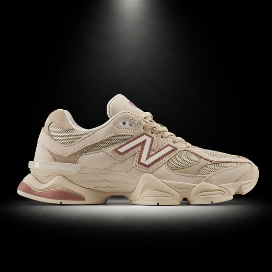 New Balance 9060 Bone Sparrow, vista lateral — Crazy!Duck Hype